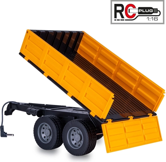 Prikolica kipera za RC traktor JAMARA 1:16, žuta