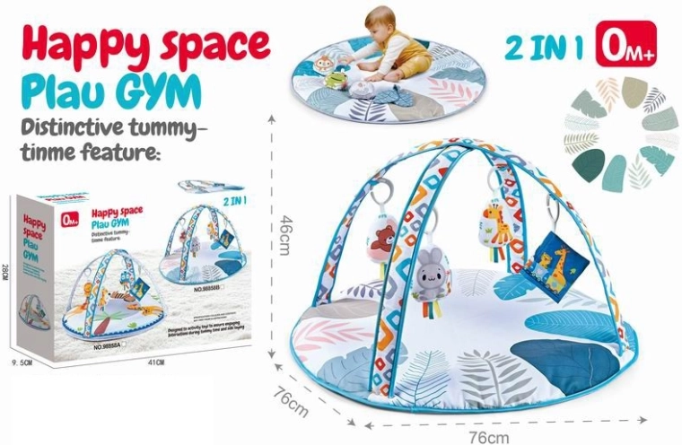 Edukativna igraća podloga za bebe 2u1