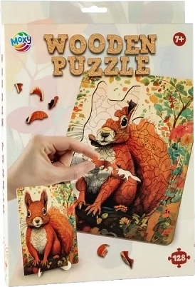 CCG drvene puzzle vjeverica 128 dijelova