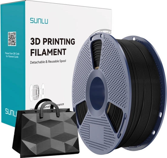 Sunlu TPU Silk filament crni 1,75 mm 1 kg