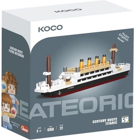 Stavebnica KOCO Titanic 271 dijelova - 1 komad