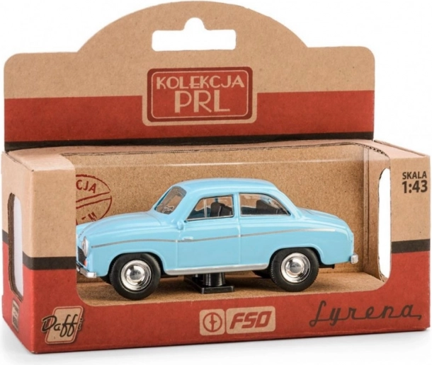 Pokretni model PRL Syrena 104 – plavi 1:43 die-cast