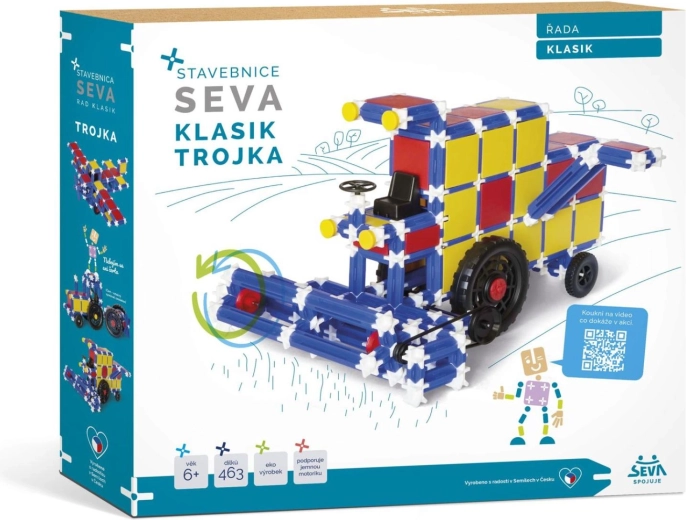 Građevinski set Seva klasik trojka 464 dijelova