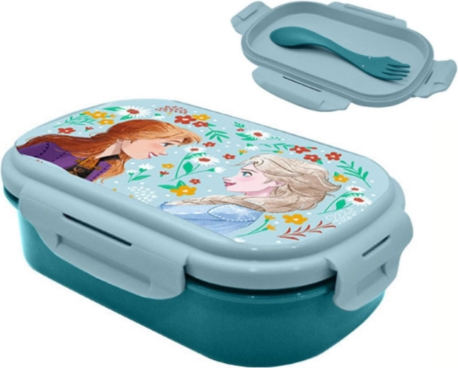 Kutija za užinu Frozen s priborom 2u1