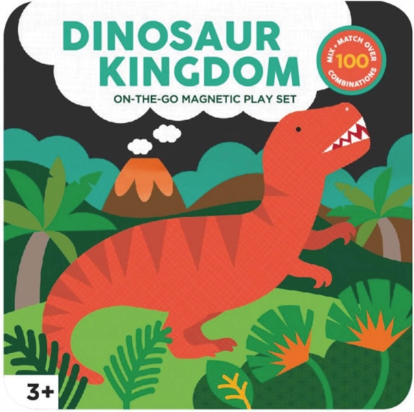 Magnetni set za igru dinosauri Petit Collage
