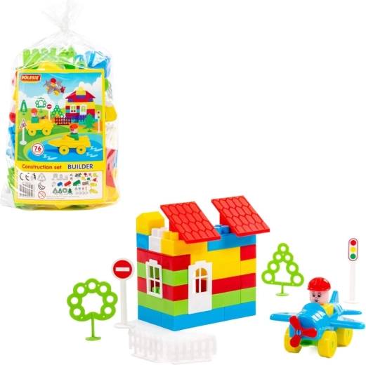 Polesie Builder Construction Set – 76 pieces
