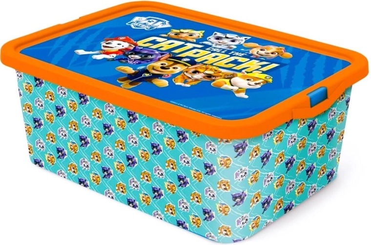 Kutija za pohranu s poklopcem na kopče Paw Patrol