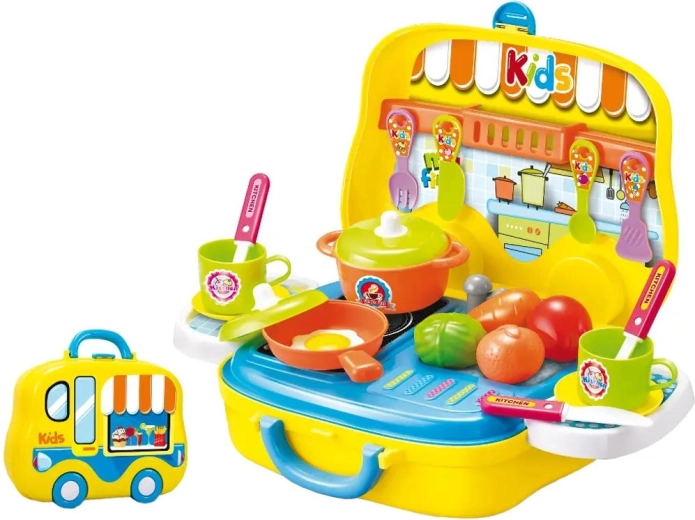 Children's kitchen in a suitcase Buddy Toys