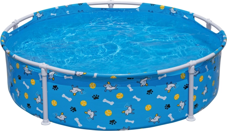 Bestway Fetchin' Fun okrugli nadzemni bazen za kućne ljubimce 122 cm