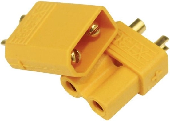 Pair of XT30 power connectors (socket + plug)