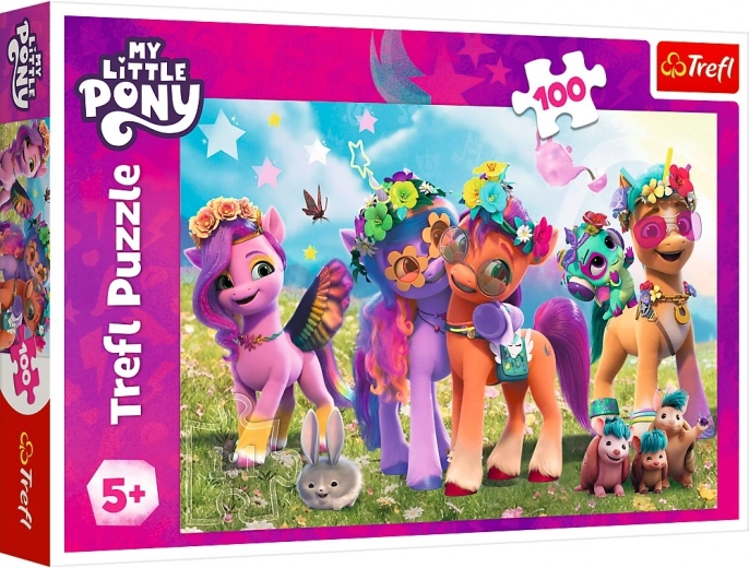 Puzzle Trefl My Little Pony Zabavni poniji 100 dijelova