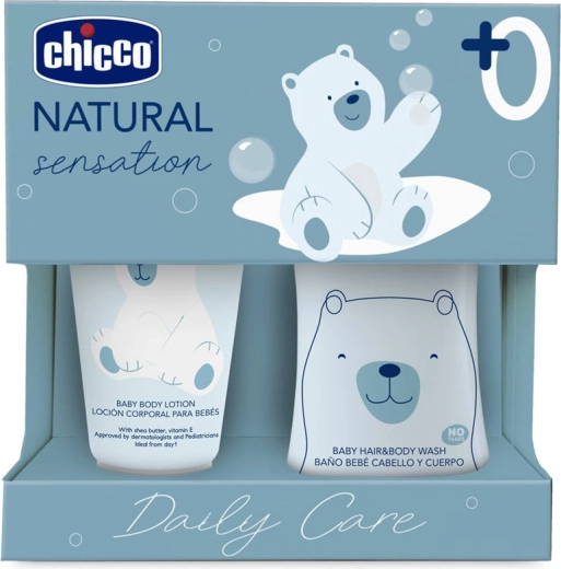 Chicco poklon set Natural Sensation Daily Care za novorođenče