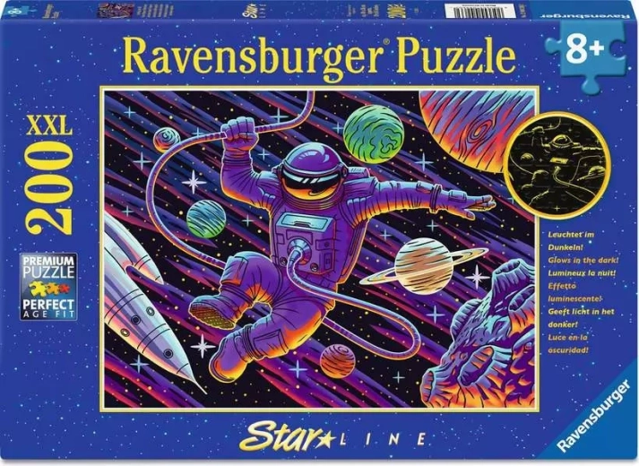 Ravensburger svjetleća puzzle izlet u svemir XXL 200 dijelova