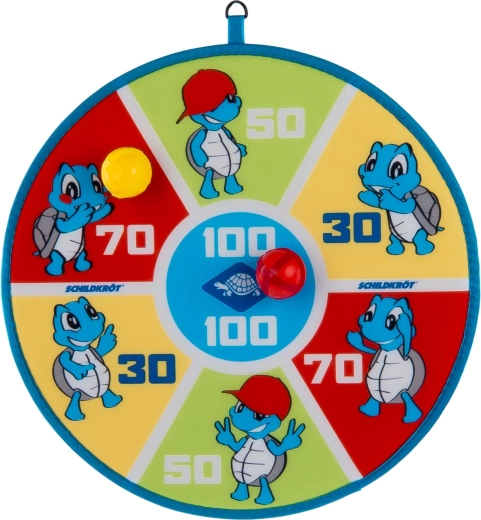 Schildkröt obostrana meta na čičak sa 6 loptica