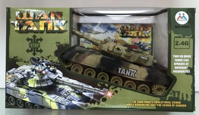 Remote-Controlled Military Tank