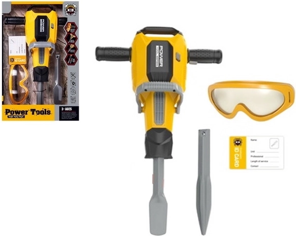 Dječji pneumatski čekić Power Tools – žuti