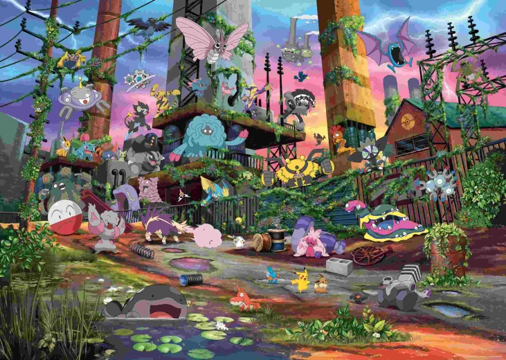 Ravensburger Pokémon Breakout 2 puzzle, 1000 pieces