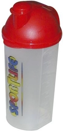 Šejker za napitke 700 ml s poklopcem, miks boja