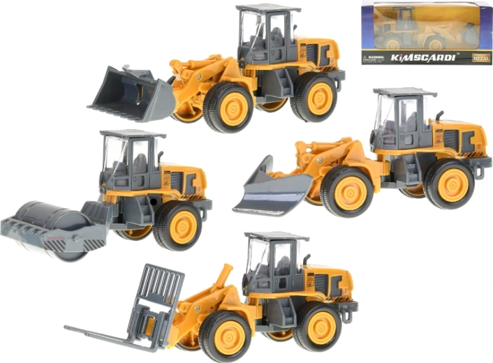 Metalno građevinsko vozilo 12–15 cm s slobodnim pogonom, 4 vrste