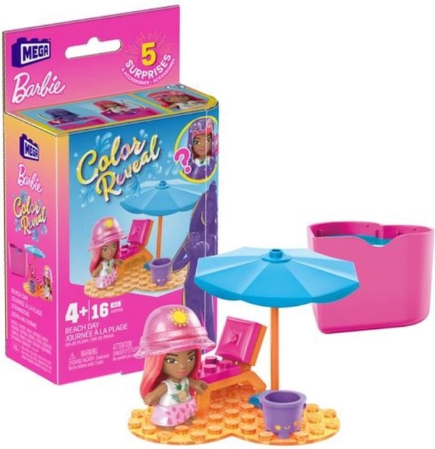 Mega Construx Barbie Color Reveal mikrolutkica