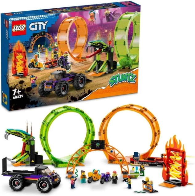 LEGO City 60339 Kaskaderska dvostruka petlja