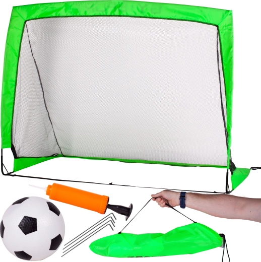 Nogometni gol 120 × 90 cm s loptom i pumpicom