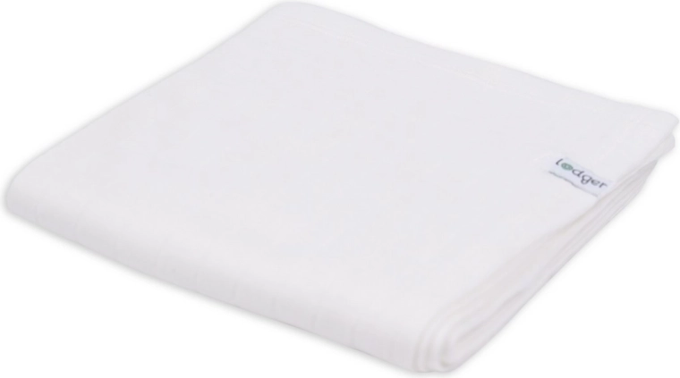 Lodger swaddler od organskog pamuka Solid Cloud Dancer 70 × 70 cm - 1 komad