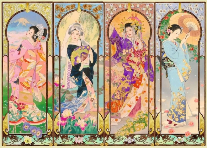 Puzzle Ravensburger Četiri godišnja doba 1000 dijelova