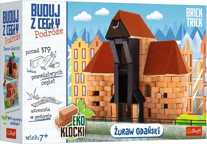 Brick Trick putovanja: Żuraw iz Gdanjska – mini model od pravih cigli