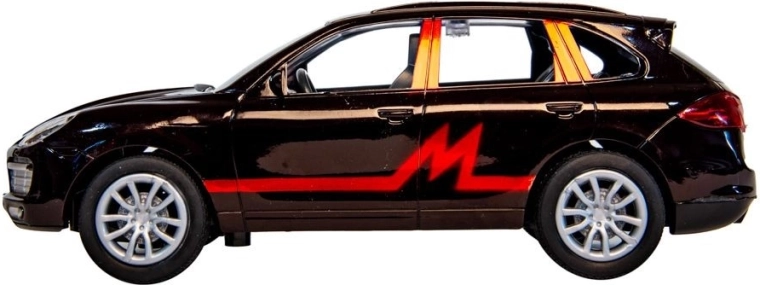 Fast remote-controlled car with red graphics - 1 piece