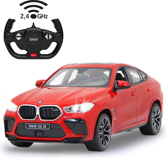 JAMARA BMW X6 M Remote-Controlled Car, Red, 1:14