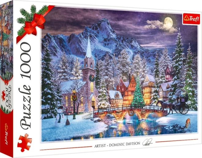 Puzzle 1000 dijelova – Božićna atmosfera Trefl