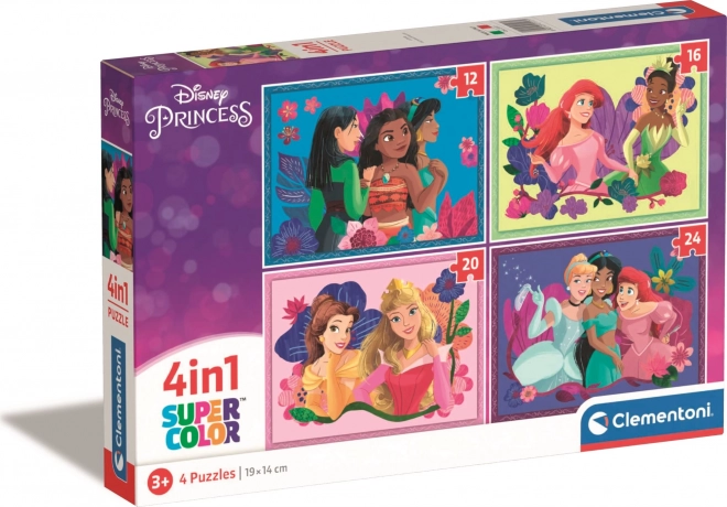 Clementoni puzzle Disney princeze 4u1