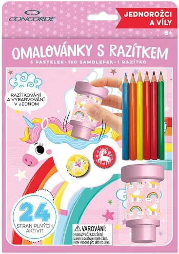 Bojanke s pečatom CONCORDE jednorog i vile