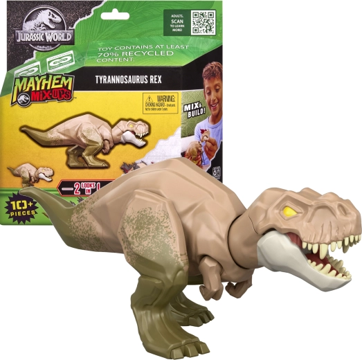 Jurassic World Mayhem Mix-Ups Tyrannosaurus Rex 2 u 1