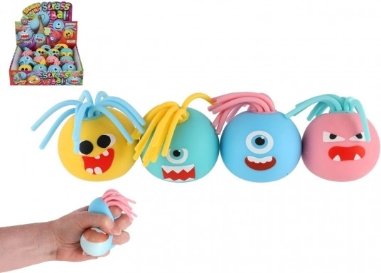 Antistresna loptica s licem – rese, mix boja