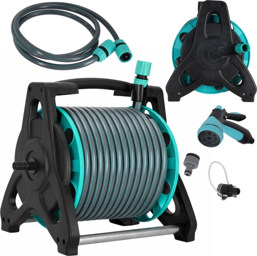 Vrtno crijevo na kolutu 30 m sa stalkom i prskalicom