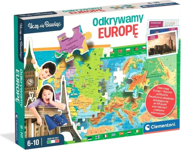 Otkrivamo Europu – obostrana slagalica i edukativna kartaška igra