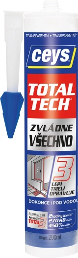 Univerzalno ljepilo i brtvilo 290 ml CEYS TOTAL TECH prozirno