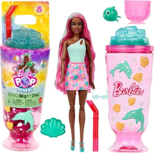Barbie Pop Reveal podmorski svijet – lutka s 8 iznenađenja