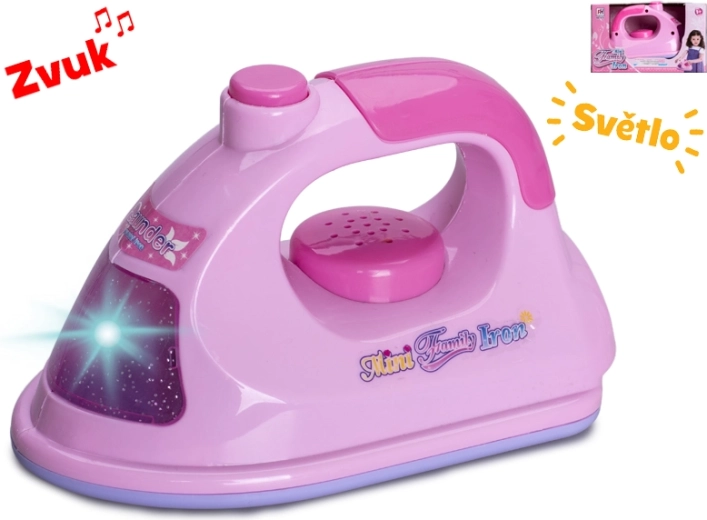 Dječje glačalo sa svjetlom i zvukovima, 16 cm