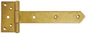 Vrtni zasun 500 × 65 × 110 × 40 × 4 mm, žuto pocinčani čelik