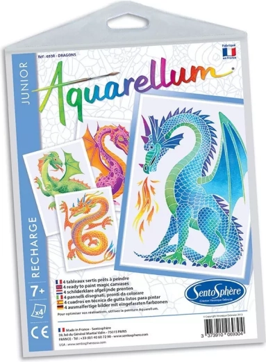 Sentosphere set slika Akvareli junior – zmajevi