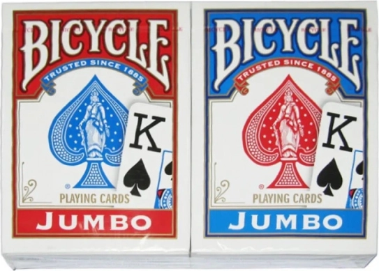 Igraće karte BICYCLE Rider Back Jumbo Index – 2 pakiranja