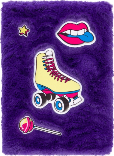 Baagl plišani bilježnica Klizaljke, s crtama, 148 stranica