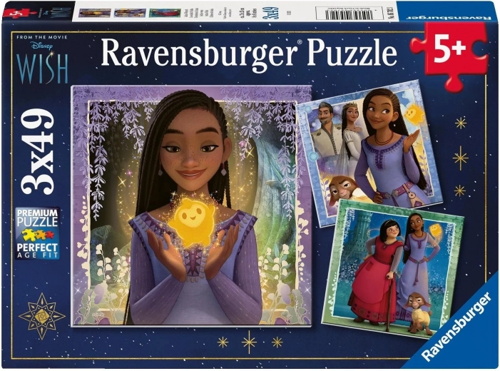 Ravensburger puzzle Disney Wish 3×49 dijelova