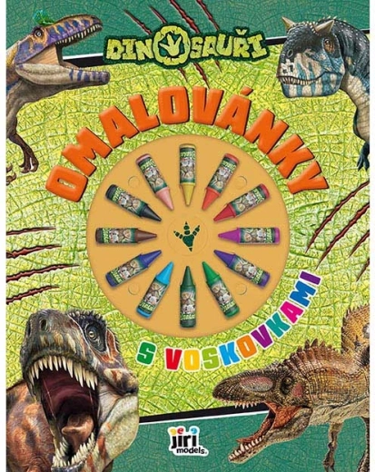 Bojanke s voštanim bojicama dinosauri
