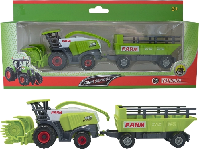 Farma kombajn s prikolicom 1:50