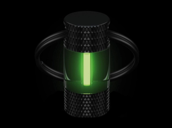 Böker Plus Mini Glow privjesak za ključeve bez baterije, zeleni