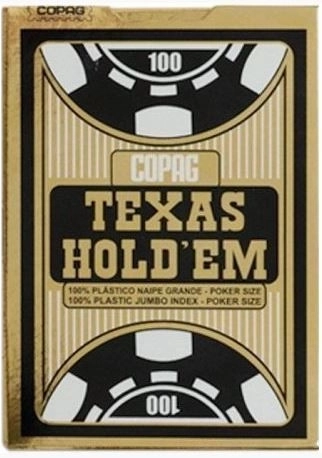 Poker karte Texas Jumbo crne